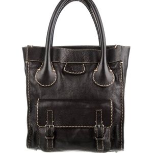 Vintage Chloe Leather Edith Bowler Bag